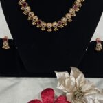 Traditional Jadau Gold Plated Necklace Set