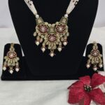 Rajwada Pearl Kundan Set
